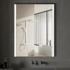 Bathroom Mirror with 3-Colors LED Lights Touch Control Wall Mounted Anti-frog