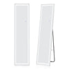 Full Length Mirror Wall Mounted Free Standing Floor Mirror W/ 3 Color LED Lights