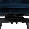 2X Luxury Bar Stools Padded Velvet Breakfast Kitchen Pub Restaurant Living Room