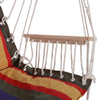 Hammock Hanging Rope w/ Footrest Armrest Yard Patio Swing Seat