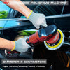 Cordless Car Buffer Polisher Orbital Polisher 6 Speeds for Milwaukee M18 Battery