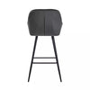 2 PCS Luxury Kitchen Bar Stools Velvet Padded Seat ＆ Armrest Salon Lounge chairs
