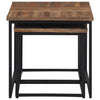 Nesting Coffee Tables Table End 3 pcs Solid Wood Teak vidaXL
