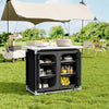 Portable Camping Kitchen Table Picnic Folding Cupboard Party Outdoor Garden BBQ
