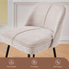 2X Breakfast Bar Stools Thickened Pad Linen Dining Chairs for Counter Kitchen