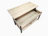 Coffee Table Lift-Top Table Open Hidden Storage Living Room Furniture Light Oak