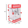 Professional Large Retro Carnival Popcorn Maker Machine Hot Air Tabletop Popper