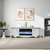 Fireplace TV Stand for TVs up to 65 Inches With 1500W Electric Fireplace Insert