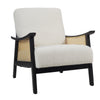 Mid Century Modern Wood Frame Accent Chairs Sofa Armchair Living Room Lounge