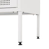 Industrial TV Stand Cabinet Storage 4 Shelves Metal Sideboard Living Room w Door