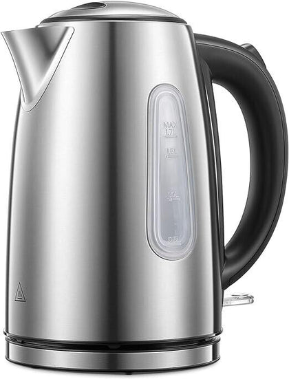 1.7L Electric Cordless Kettle 3000W Fast Boil | Travel Hot Water Jug Kitchen App