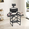 Professional Folding Black Director Chair Make up Artist Chair Aluminum Frame UK