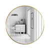 Framed Arched Mirror Wall Mounted Vanity Makeup Bedroom Glass Dressing Mirror