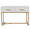 Console Side Display Table with 2 Drawers Hallway Entryway Living Room Furniture