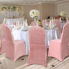 10-100x Spandex Stretch Wedding Chair Cover Shiny Metallic Glitter Covers Party