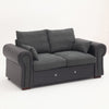 Luxury 2, 3 Seater Linen Fabric Couch Sofa Corner Chaise Living Room Furniture