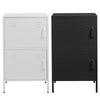 Filing Cabinet Cupboard Storage Unit With 2 Doors 4 Layer Storage Compartment