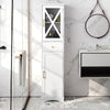 Bathroom Storage Cabinet Freestanding Floor Cabinet w/2 Doors White