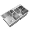 Double Bowl Stainless Steel Drop-in Kitchen Sink Dishwasher Vegetable Sink Home