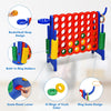 Giant 4 in a Row Game Jumbo Connect 4 Garden Games 42 Rings Basketball Hoop Blue