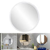 16'' Round Wall Mirror Self Adhesive Stick Bathroom Bedroom Office Vanity Decor