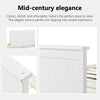 Solid Pine Wood Wooden Bed Frame White Grey Single Double Size Bed 3ft 4ft6