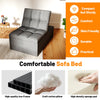 Sofa Bed,Sleeper Chair Bed with Adjustable Backrest, Pull Out Chaise Lounge UK