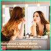 Dressing Table Vanity Set With LED Mirror Drawer Make up Desk Bedroom Furniture