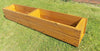 Rectangular Wooden Planters Garden Outdoor Flower Plant Pot Boxes Wood Large