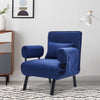 Futon Folding Single Sofa Bed 3-in-1 Sofa Recliner Lounger Accent Chair Armchair