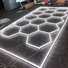 14 Hexagon LED Lighting Car Detail Van Garage Workshop Retail Lighting Barber