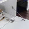 High Gloss White 140cm TV Stand Cabinet Unit Drawer Sideboard with LED Lights