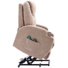 Electric Riser Heated Armchair Power Lift Chair Massage Cinema Recliner Beige