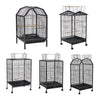 Large Bird Cage Pet Aviary Parrot Cage Cockatiel Budgie Feeding Stand with Perch