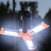 Cordless Emergency Light Rechargeable LED Work Light Tripod Stand Camp Work Site