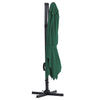 3*3m Large Roma Parasol Banana Cantilever Hanging Umbrella Outdoor Garden Patio