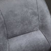 Swivel Computer Office Chair Mid Back Desk Chair Home Study Bedroom, Light Grey
