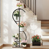 5-Tier Plant Stand S-Shaped Corner Plant Stand Outdoor Planter Display Shelving