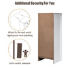 Chest of Drawers Free Standing 6 Drawers Wooden Storage Cabinet W/ Metal Handles