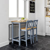 High Dining Table & Chairs Set Solid Wood Desk Seat Kitchen Height Breakfast Bar