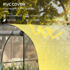 Polytunnel Greenhouse with Clear Cover, Walk-in Grow House, 3 x 2 x 2m