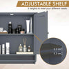Space-saving Storage Organizer Hanging Bathroom Cabinet-Grey
