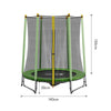 4.5FT Kid Trampoline With Safety Net Enclosure Children Outdoor Garden Fun Toys