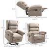 Power Lift Recliner Chair for Elderly, Velvet Electric Riser & Recliner Armchair