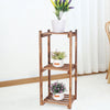 Wood Plant Stand 8 Pot Ladder Plant Holder Display Shelf Garden Balcony