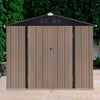 6FT*8FT Garden Sheds Shed House Large Tool Storage Steel Outdoor Patio Oganizer