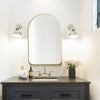 Modern Arched Wall Mirror Large Bathroom Bedroom Makeup Mirror Vanity Mirrors