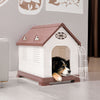 Small- Large Dog House Outdoor Indoor Puppy Shelter Dog Kennel with Air Vents UK