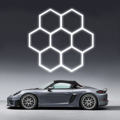 7 Grid Led Hexagon Lights Customize System Honeycomb Light for Garage Home Lamp