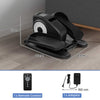 Portable Seated Leg Exerciser Under Desk Elliptical Machine Seniors-Black